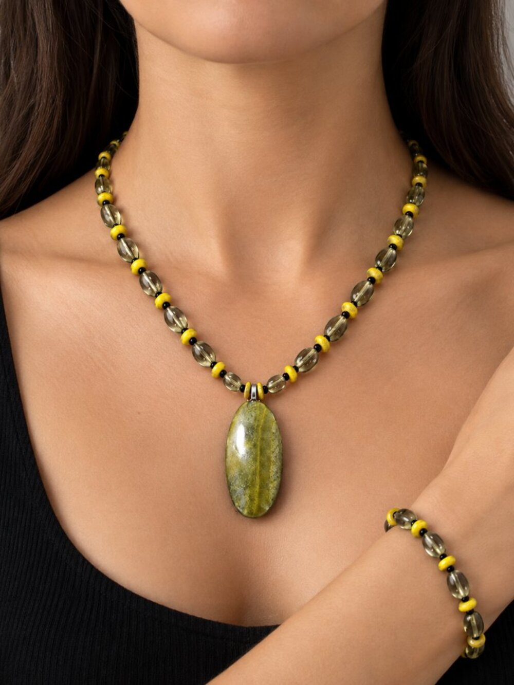 Jasper and Quartz Set - Picture 6 of 7